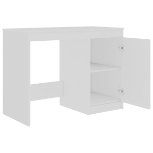 Birou, alb, 100 x 50 x 76 cm, PAL - Img 5