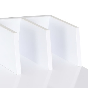 Birou, alb, 80 x 50 x 84 cm - Img 7