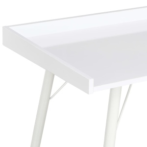 Birou, alb, 90 x 50 x 79 cm - Img 4