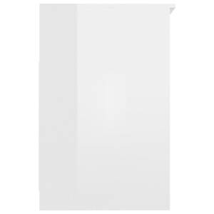 Birou, alb extralucios, 140 x 50 x 76 cm, PAL - Img 11