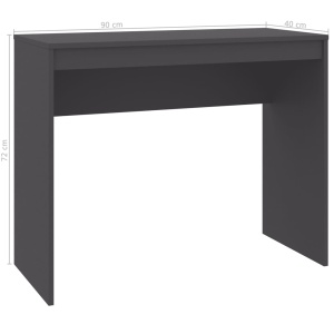 Birou, gri, 90x40x72 cm, PAL - Img 5