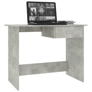 Birou, gri beton, 100 x 50 x 76 cm, PAL - Img 3