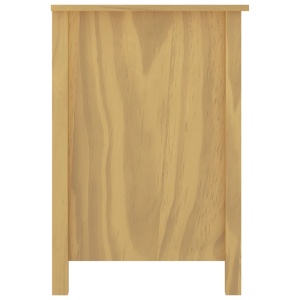 Birou Hill Range cu 3 sertare, 120x50x74 cm, lemn masiv de pin - Img 4