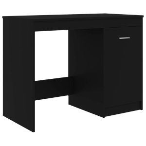 Birou, negru, 100 x 50 x 76 cm, PAL - Img 2