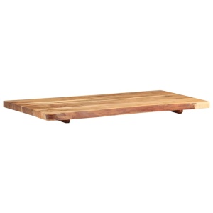 Blat lavoar de baie, 100 x 55 x 3,8 cm, lemn masiv de acacia - Img 9