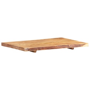 Blat lavoar de baie, 80 x 55 x 3,8 cm, lemn masiv de acacia - Img 7