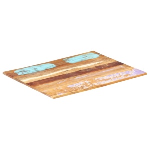 Blat masă dreptunghiular 60x70 cm lemn masiv reciclat 15-16 mm