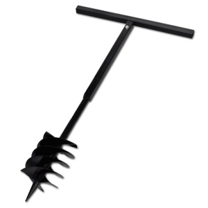 Burghiu manual găuri in pământ 180 mm cu tub prelungitor 13 m - Img 8