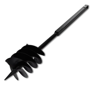 Burghiu manual găuri in pământ 180 mm cu tub prelungitor 9 m - Img 4