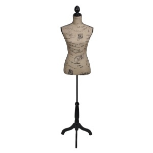 Bust pentru dame, maro&negru, manechin feminin croitorie, iută
