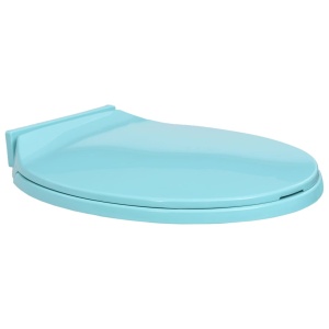 Capac WC cu inchidere silențioasă, verde, oval