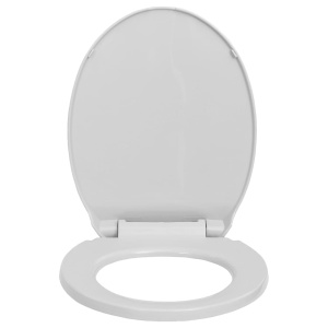 Capac WC inchidere silențioasă eliberare rapidă gri deschis - Img 3