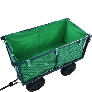 Căptușeală cărucior de grădină, verde, material textil - Img 3