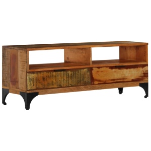 Comodă TV, 118 x 35 x 45 cm, lemn masiv reciclat - Img 12