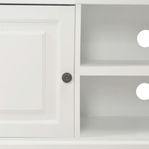 Comodă TV, alb, 90x30x40 cm, lemn - Img 7