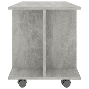 Comodă TV cu rotile, gri beton, 80 x 40 x 40 cm, PAL - Img 6