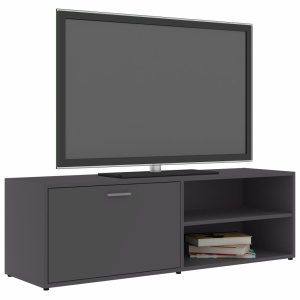 Comodă TV, gri, 120 x 34 x 37 cm, PAL - Img 3