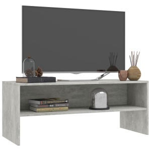 Comodă TV, gri beton, 100 x 40 x 40 cm, PAL - Img 3