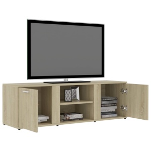 Comodă TV, stejar Sonoma, 120 x 34 x 37 cm, PAL - Img 8