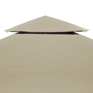 Copertină de rezervă acoperiș foișor, bej, 3 x 4 m, 310 g/m² - Img 5