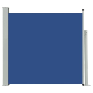 Copertină laterală retractabilă de terasă, albastru, 170x300 cm - Img 2