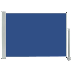 Copertină laterală retractabilă de terasă, albastru, 80x300 cm - Img 2