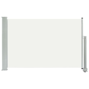 Copertină laterală retractabilă de terasă, crem, 60 x 300 cm - Img 2