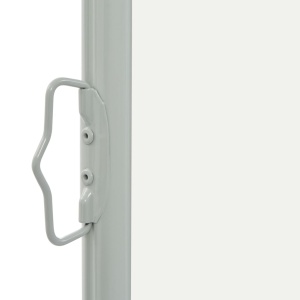 Copertină laterală retractabilă de terasă, crem, 80 x 300 cm - Img 3