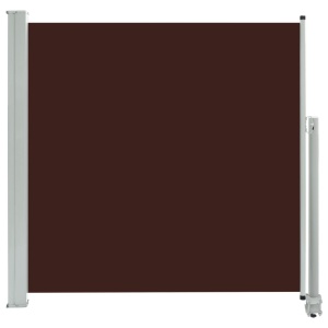 Copertină laterală retractabilă de terasă, maro, 160 x 300 cm - Img 2