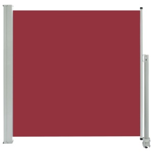 Copertină laterală retractabilă de terasă, roșu, 160 x 300 cm - Img 2