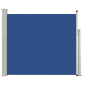 Copertină laterală retractabilă terasă, albastru, 100x300 cm - Img 2