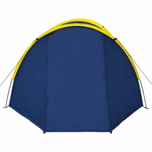 Cort camping 4 persoane, Bleumarin/Albastru deschis - Img 8