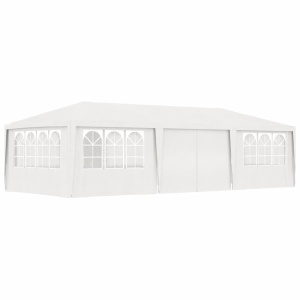 Cort de petrecere profesional cu pereți antracit 4x9 m 90 g/m²