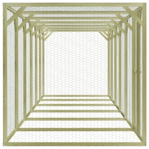 Coteț de găini, 1,5 x 9 x 1,5 m, lemn de pin tratat - Img 3