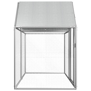 Coteț de găini, 2 x 1 x 1,5 m, oțel galvanizat - Img 3
