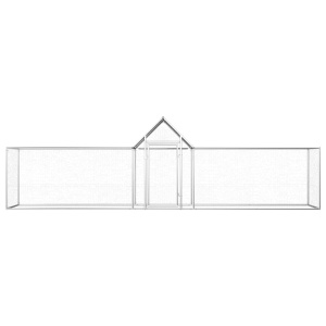 Coteț de găini, 5 x 1 x 1,5 m, oțel galvanizat - Img 2