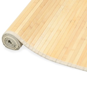 Covor din bambus, natural, 100 x 160 cm - Img 2