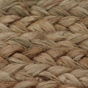 Covor din iută impletită, 150 cm, rotund - Img 3