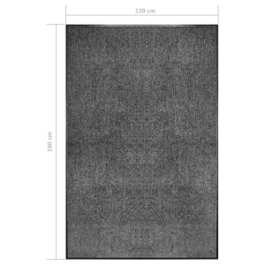 Covoraș de ușă lavabil, antracit, 120 x 180 cm - Img 5