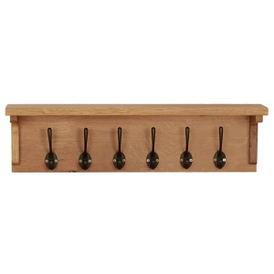 Cuier de haine, 60 x 16 x 16 cm, lemn masiv de stejar - Img 2