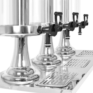 Dozator triplu de suc, oțel inoxidabil, 3 x 8 L - Img 6