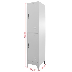 Dulap vestiar cu 2 compartimente 38x45x180 cm - Img 10
