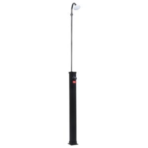 Duș solar de grădină, negru, 215 cm, 8 L - Img 3