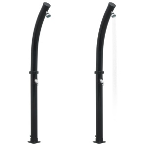 Duș solar, negru, 214 cm, 20 L - Img 3