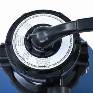 Filtru cu nisip pentru piscină supapă 4 poziții albastru 300 mm - Img 6