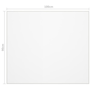 Folie de protecție masă, mat, 100 x 90 cm, PVC, 2 mm - Img 5