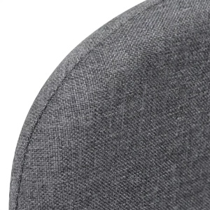 Fotoliu pat extensibil, gri deschis, material textil - Img 7