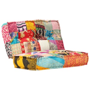 Fotoliu puf, 100 x 100 x 20 cm, model petice, material textil - Img 10