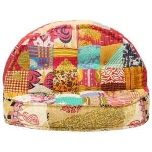 Fotoliu puf, 100 x 20 cm, model petice, material textil - Img 2