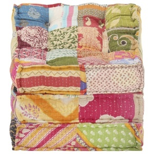 Fotoliu puf modular, model petice, material textil - Img 5